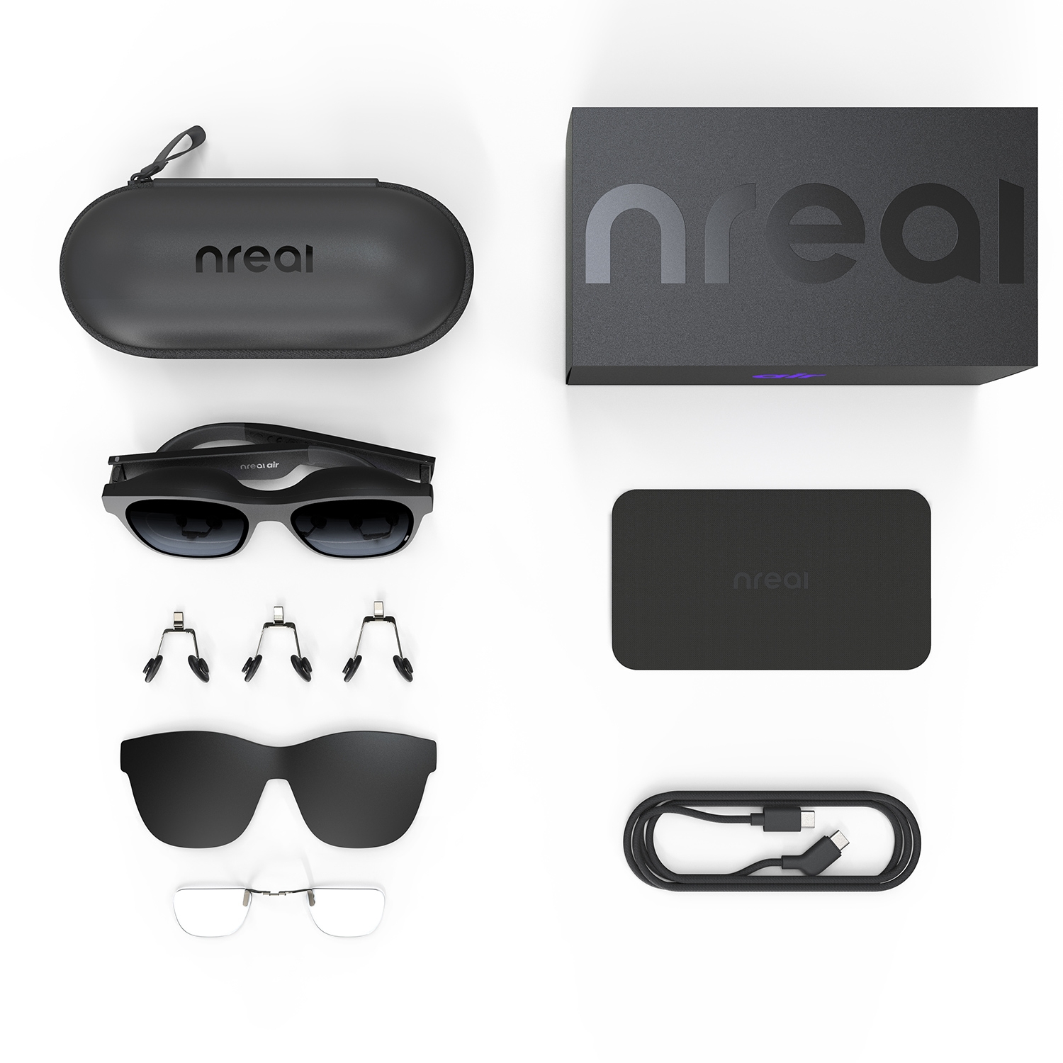 Nreal Air（エンリアルエアー）ARグラス - iOS対応アダプタ付き - PC 
