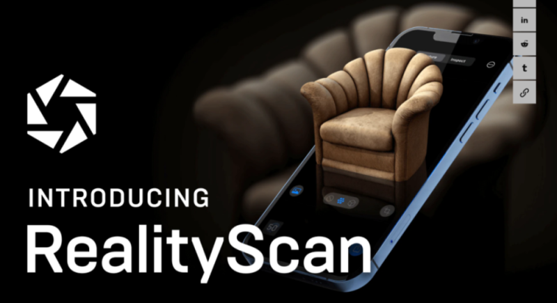 Epic免费3D扫描建模应用RealityScan登陆iOS平台